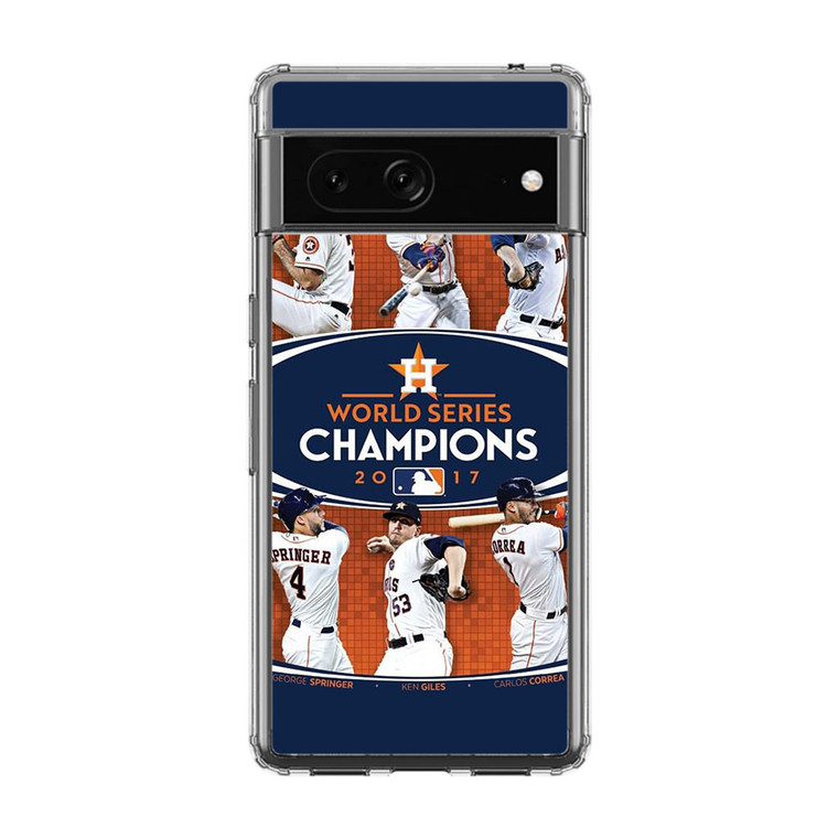Houston Astros 2017 World Series Champions Google Pixel 7 Case