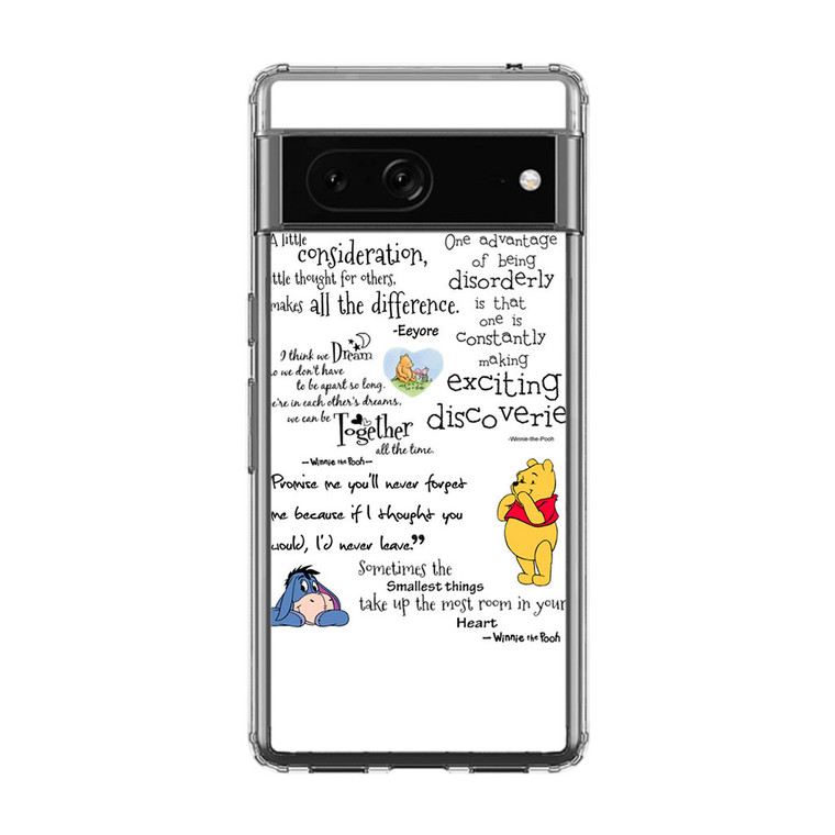 Winnie The Pooh Cute Google Pixel 7 Case