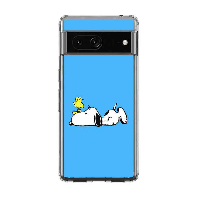 Snoopy And Woodstock Google Pixel 7 Case