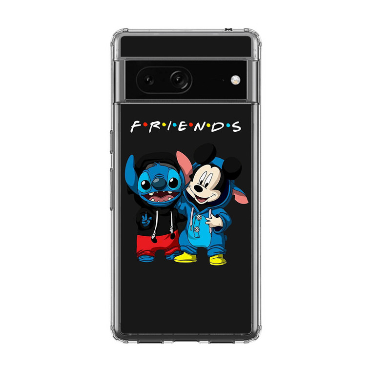 Stitch and Mickey Friends Google Pixel 7 Case