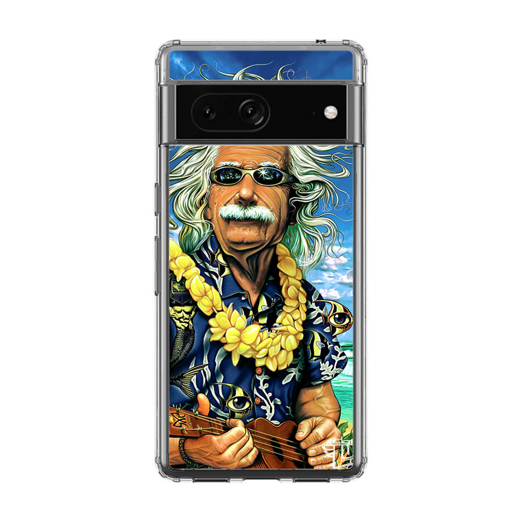 Albert Enstein on Vacation Google Pixel 7 Case