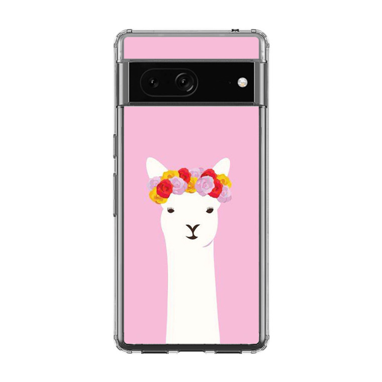 Llama Pink Google Pixel 7 Case