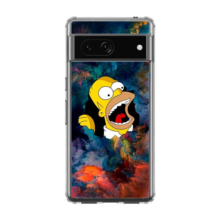 Homer Behind The Black Hole Google Pixel 7 Case