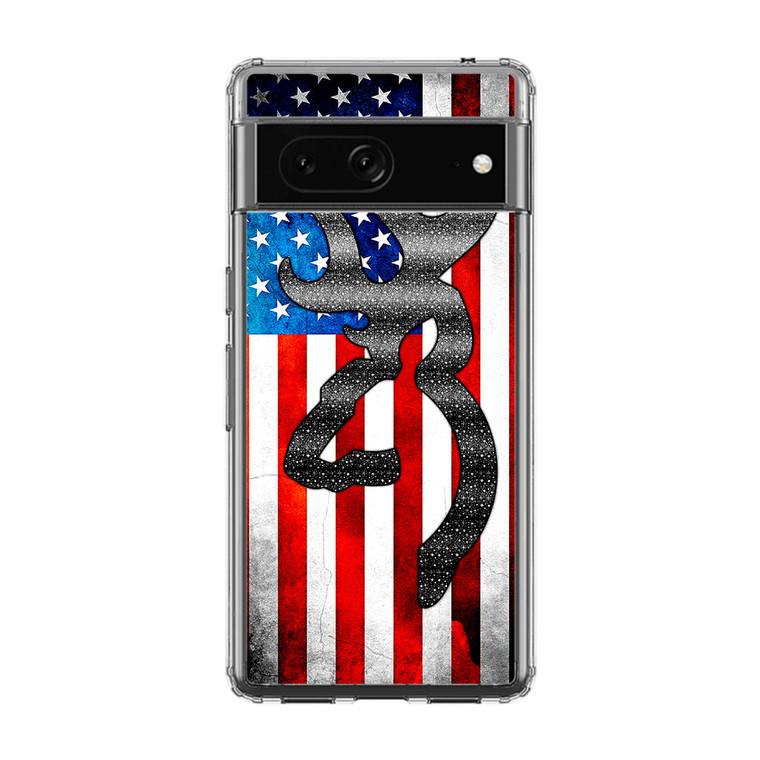 Browning American Flag Google Pixel 7 Case