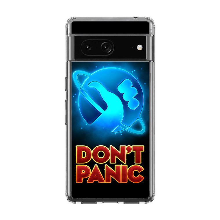 Hitchhiker's Guide To The Galaxy Dont Panic Google Pixel 7 Case