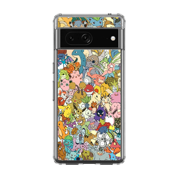All Pokemon Characters Google Pixel 7 Case