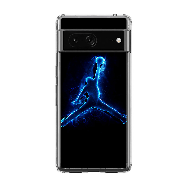 Air Jordan Logo Neon Google Pixel 7 Case