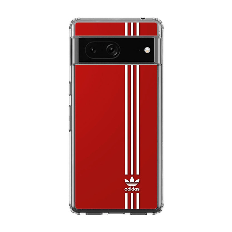 Brand Adidas Red White Sport Google Pixel 7 Case