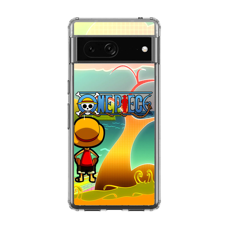 One Piece Chibi Luffy Google Pixel 7 Pro Case