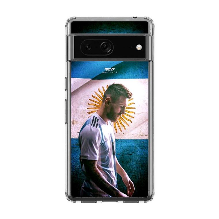 Lionel Messi Argentina Team Google Pixel 7 Pro Case