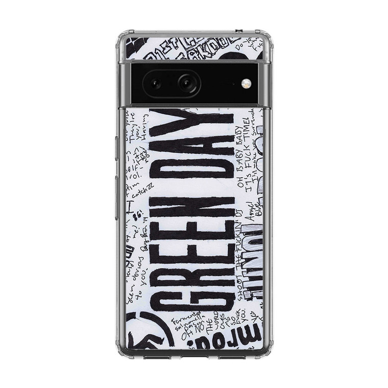 Green Day Pencil Drawing Google Pixel 7 Pro Case