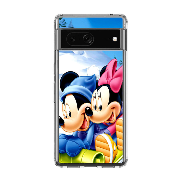 Mickey Mouse and Minnie Mouse Google Pixel 7 Pro Case