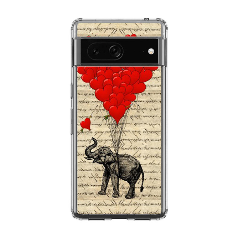 Elephant and heart Google Pixel 7 Pro Case