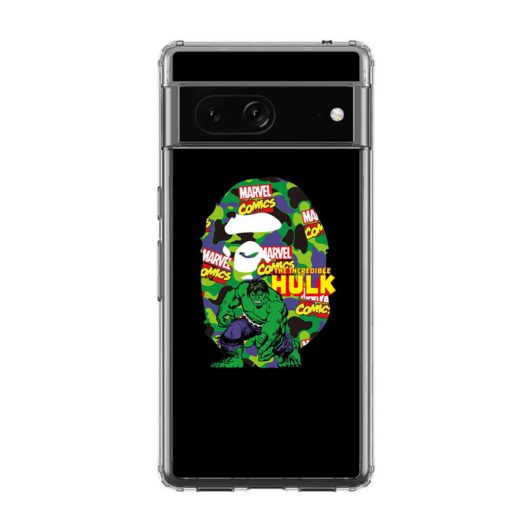 Marvel X Bape Hulk Google Pixel 7 Pro Case