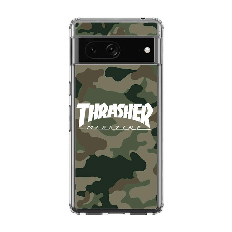 Thrasher Magazine Bape Camo Google Pixel 7 Pro Case