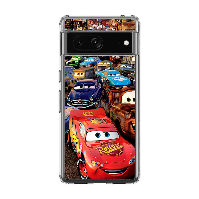 Lightning McQueen Disney Cars Google Pixel 7 Pro Case