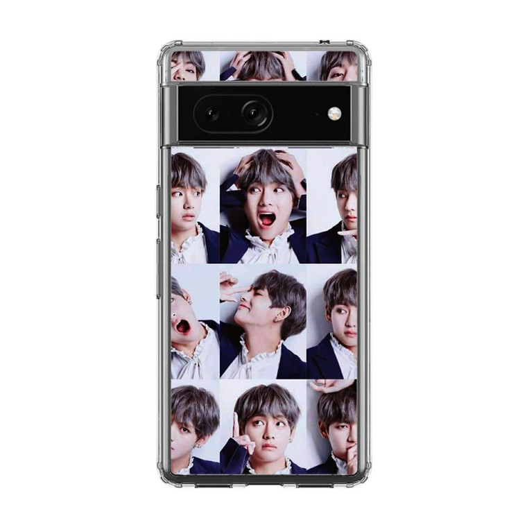 Kim Tae Hyung Collage Google Pixel 7 Pro Case
