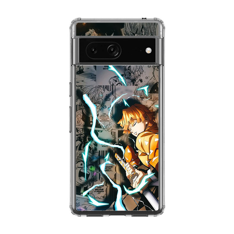 Anime Zenitsu Agatsuma Demon Slayer Google Pixel 7 Pro Case