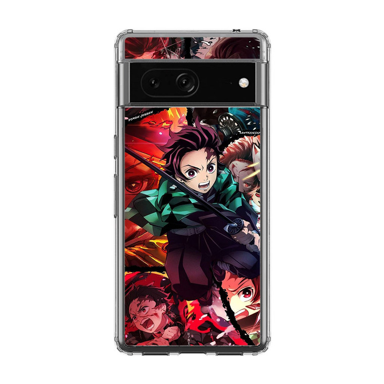 Demon Slayer Tanjiro Kamado Google Pixel 7 Pro Case