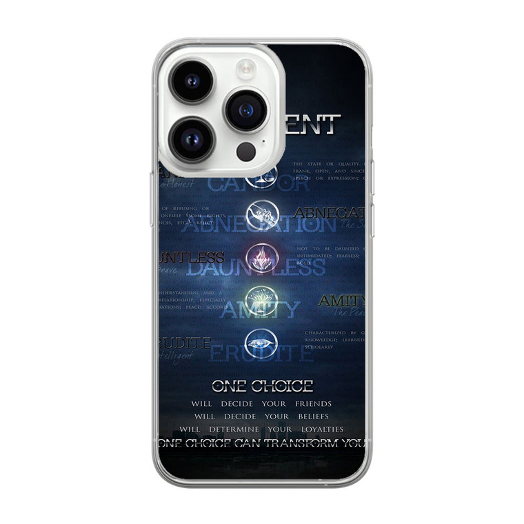 Divergent One Choice iPhone 14 Pro Case