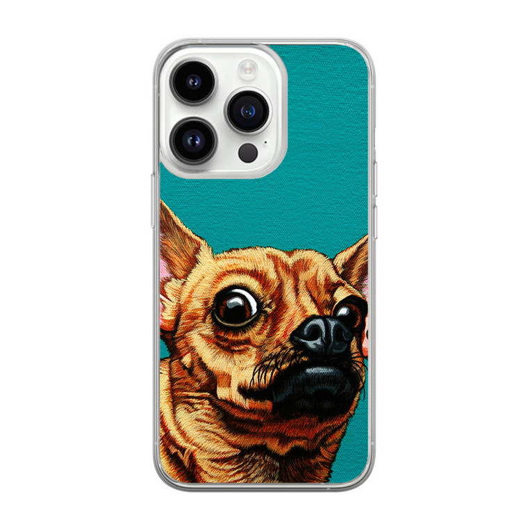 Chihuahua Painting iPhone 14 Pro Case