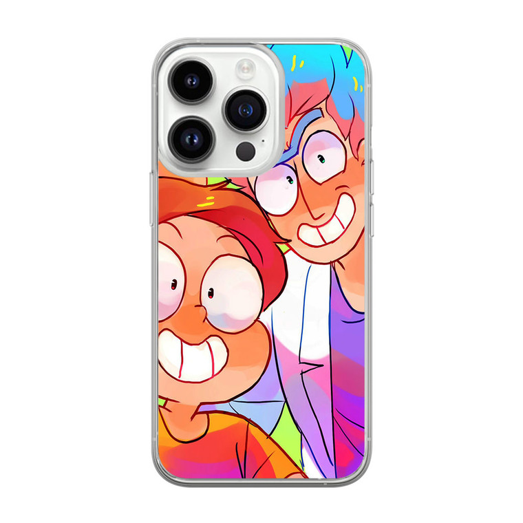 Rick and Morty Drawing iPhone 14 Pro Case