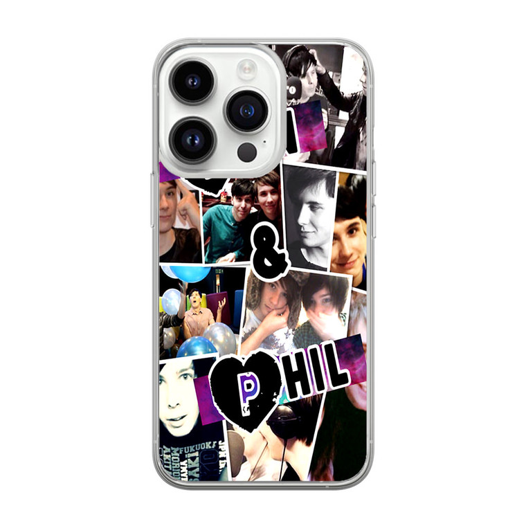 Dan and Phil Collage iPhone 14 Pro Case
