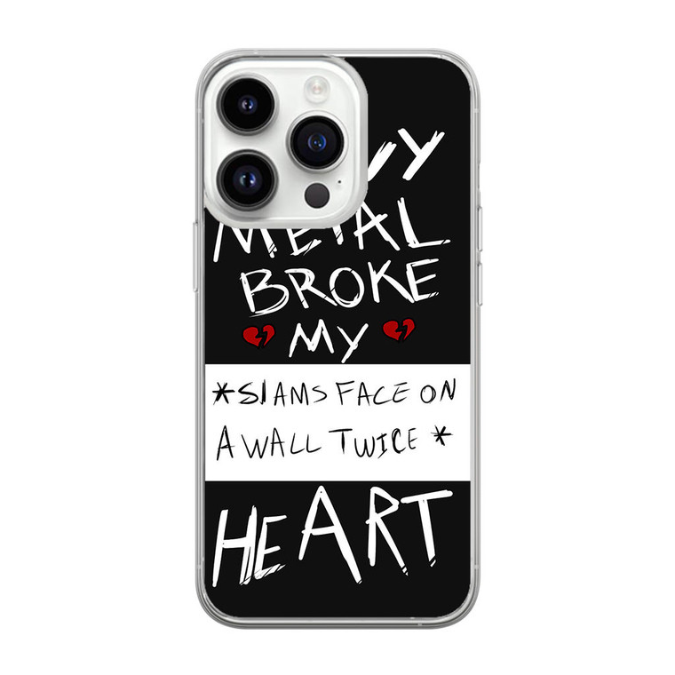 Fall Out Boys Heavy Metal Broke My Heart iPhone 14 Pro Case