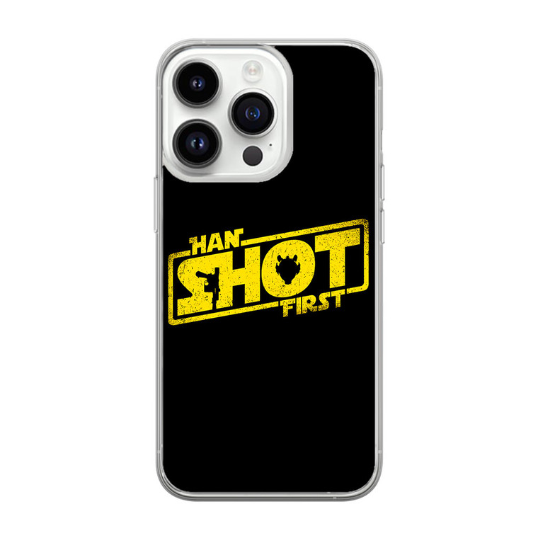 Star Wars Han Shot First iPhone 14 Pro Case