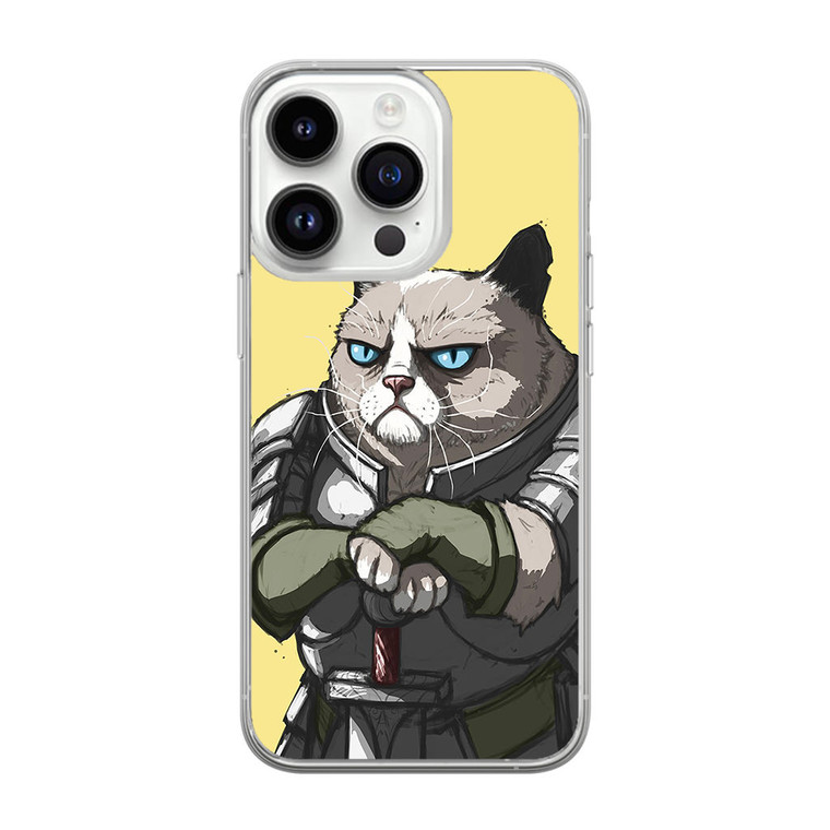 Grumpy Cat Knight iPhone 14 Pro Case