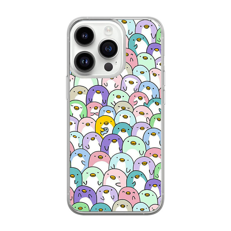 Cute Pinguin iPhone 14 Pro Case