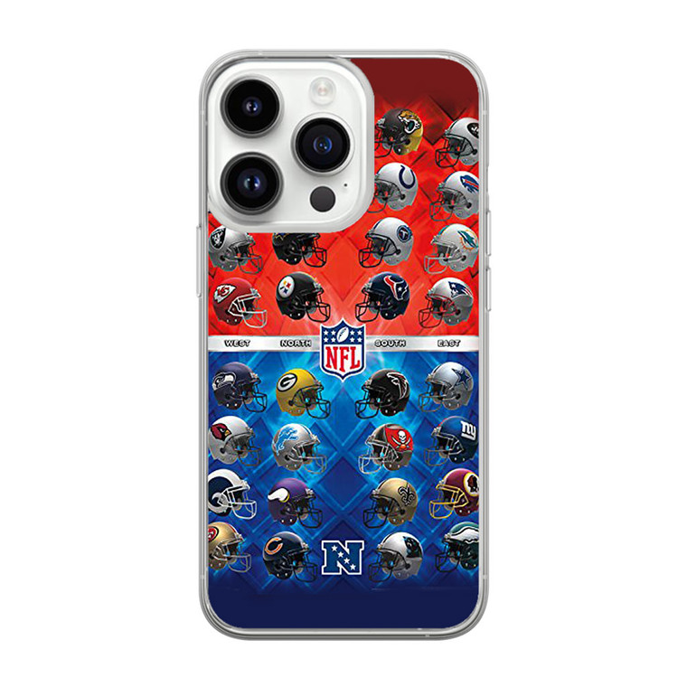 NFL Football Helmets Official iPhone 14 Pro Case