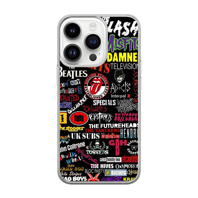 All Band Logo iPhone 14 Pro Case