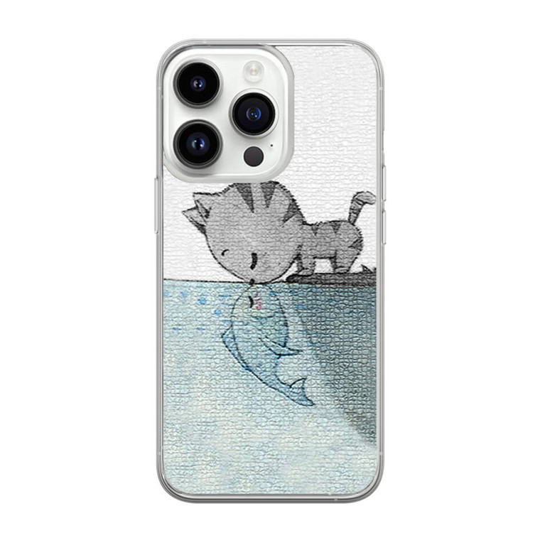 cat fish iPhone 14 Pro Case