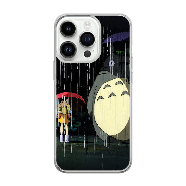 My Neighbor Totoro Art Illust Rain iPhone 14 Pro Case