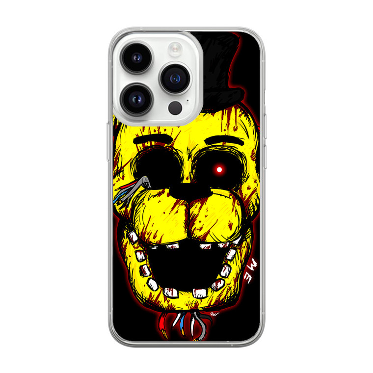 Golden Freddy Bloody iPhone 14 Pro Case