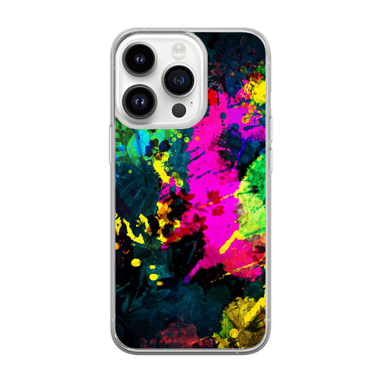 Mixture Colorfull Paint iPhone 14 Pro Case