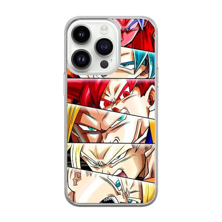 Goku Forms 2 iPhone 14 Pro Case