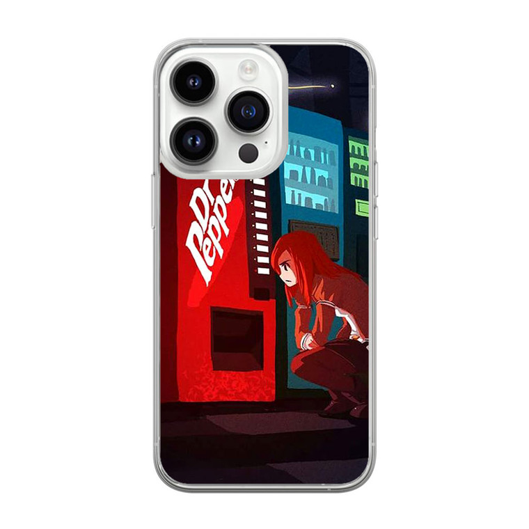 Makise Kurisu Dr Pepper Machine iPhone 14 Pro Case
