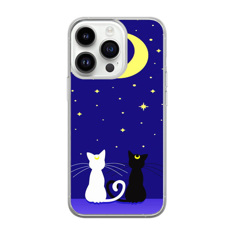 Sailormoon Luna and Arthemis iPhone 14 Pro Case