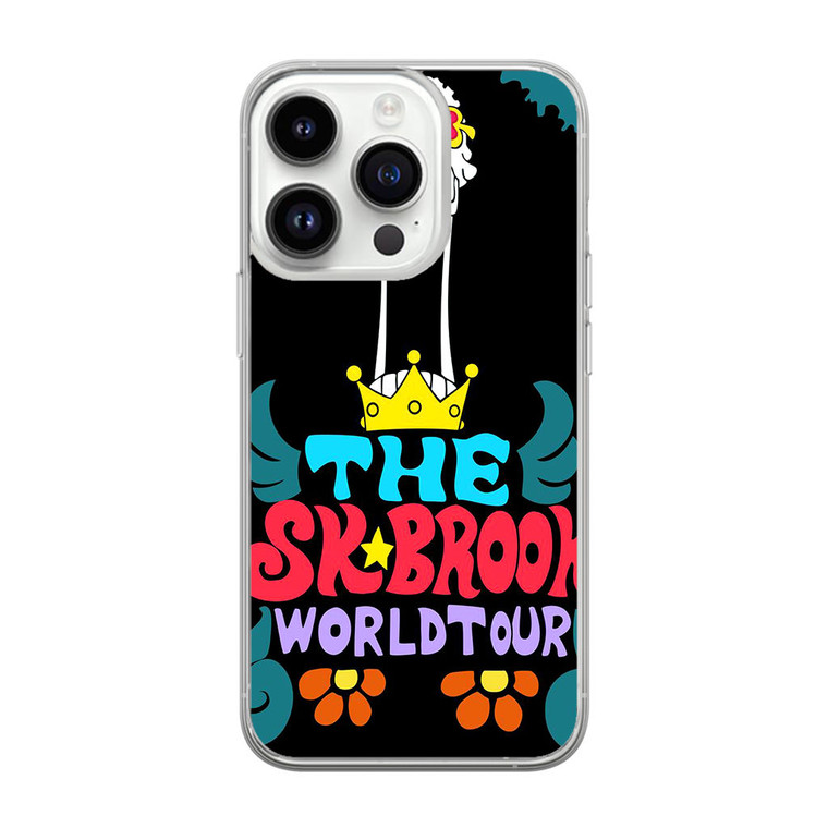 One Piece Brook World Tour Poster iPhone 14 Pro Case