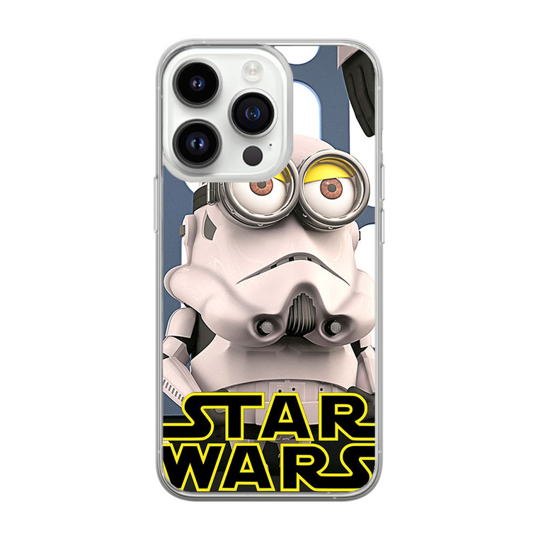 Minion Star Wars Stormtrooper iPhone 14 Pro Case