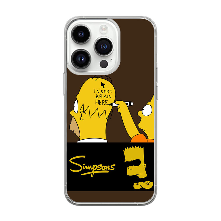 Simpsons Naughty Bart iPhone 14 Pro Case