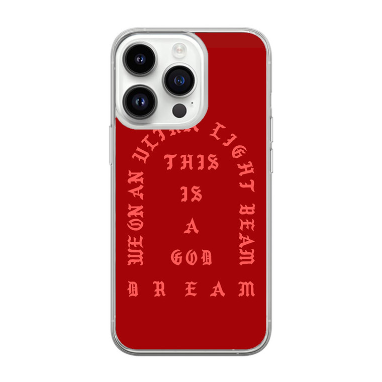 Kanye West Ultra Light Beam iPhone 14 Pro Case