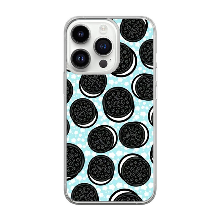 Oreo Biscuits Pattern iPhone 14 Pro Case