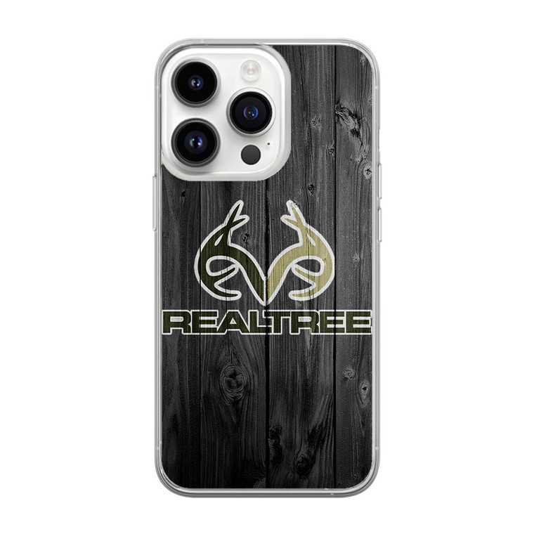 Realtree Wood Logo iPhone 14 Pro Case