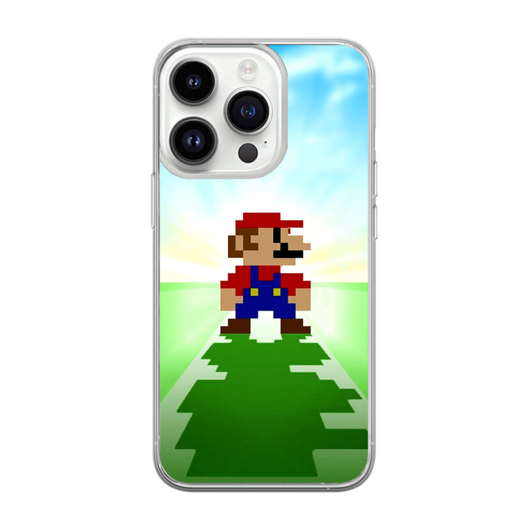 Super Mario Bros Minecraft iPhone 14 Pro Case