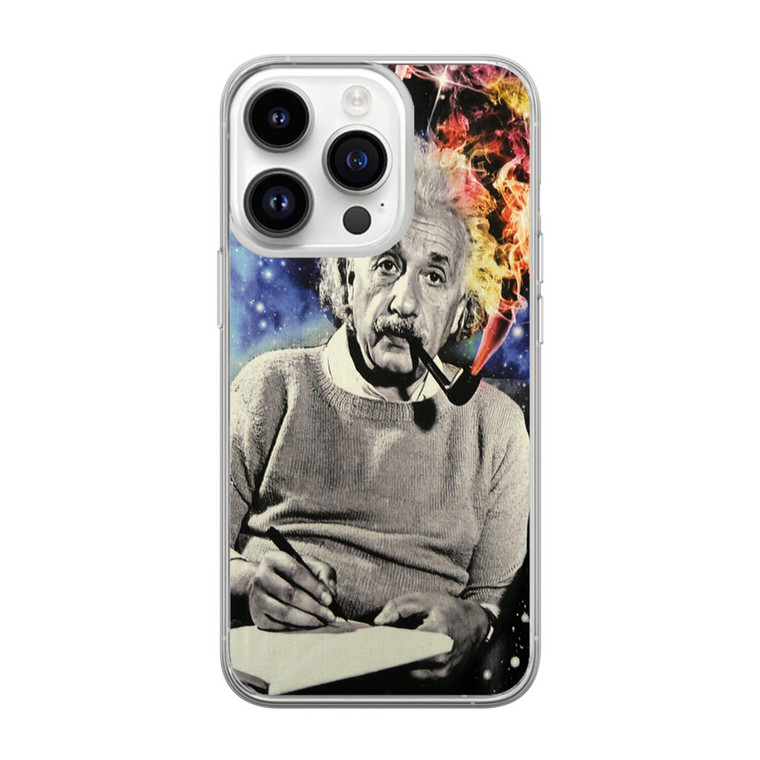 Albert Einstein Smoking iPhone 14 Pro Case