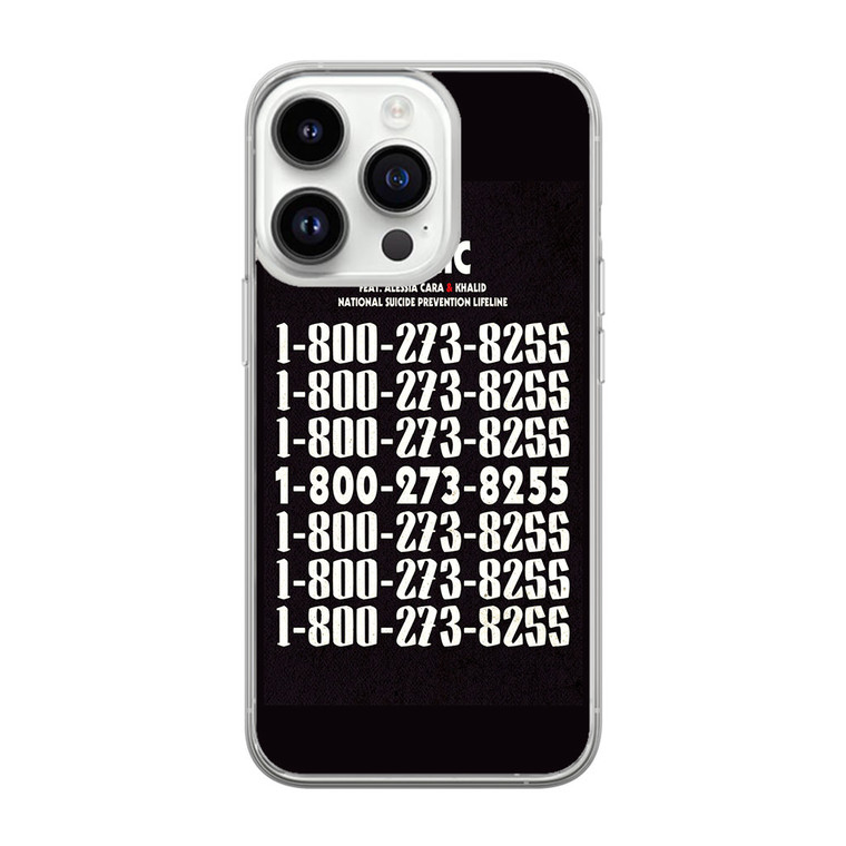 Logic 1-800-273-8255 iPhone 14 Pro Case