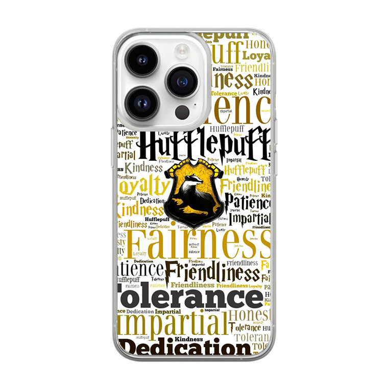 Hufflepuff Quote iPhone 14 Pro Case